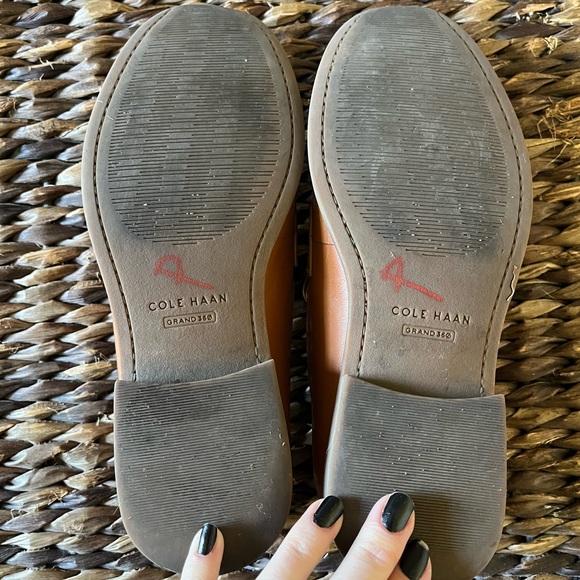 Cole Haan Stassi Penny Loafers Brown Pecan Leather Slip On Cushion Shoes Sz 6B - Picture 6 of 9